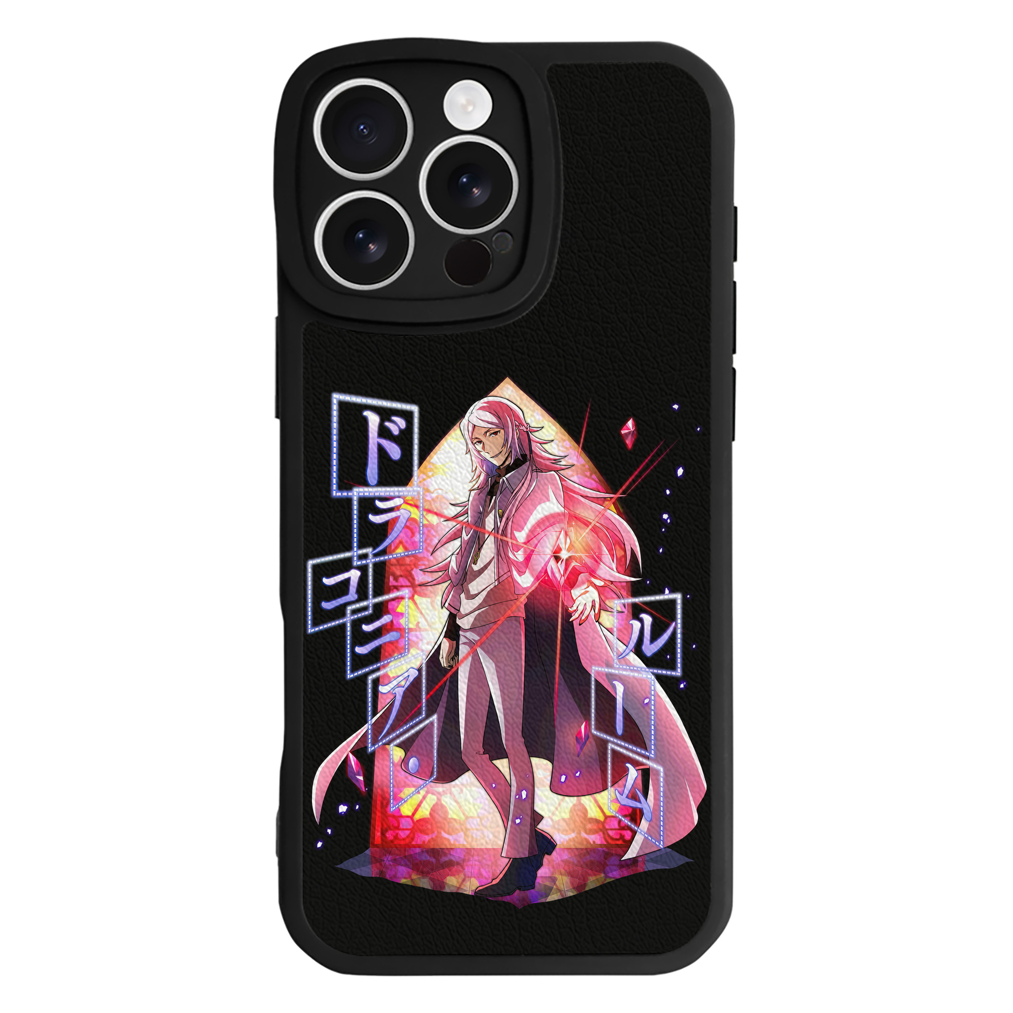 （画像用） 文豪ストレイドッグス Bungo Stray Dogs 【iPhone 16シリーズ対応】シリコンスマホケース（レザー調） 材質：シリコン